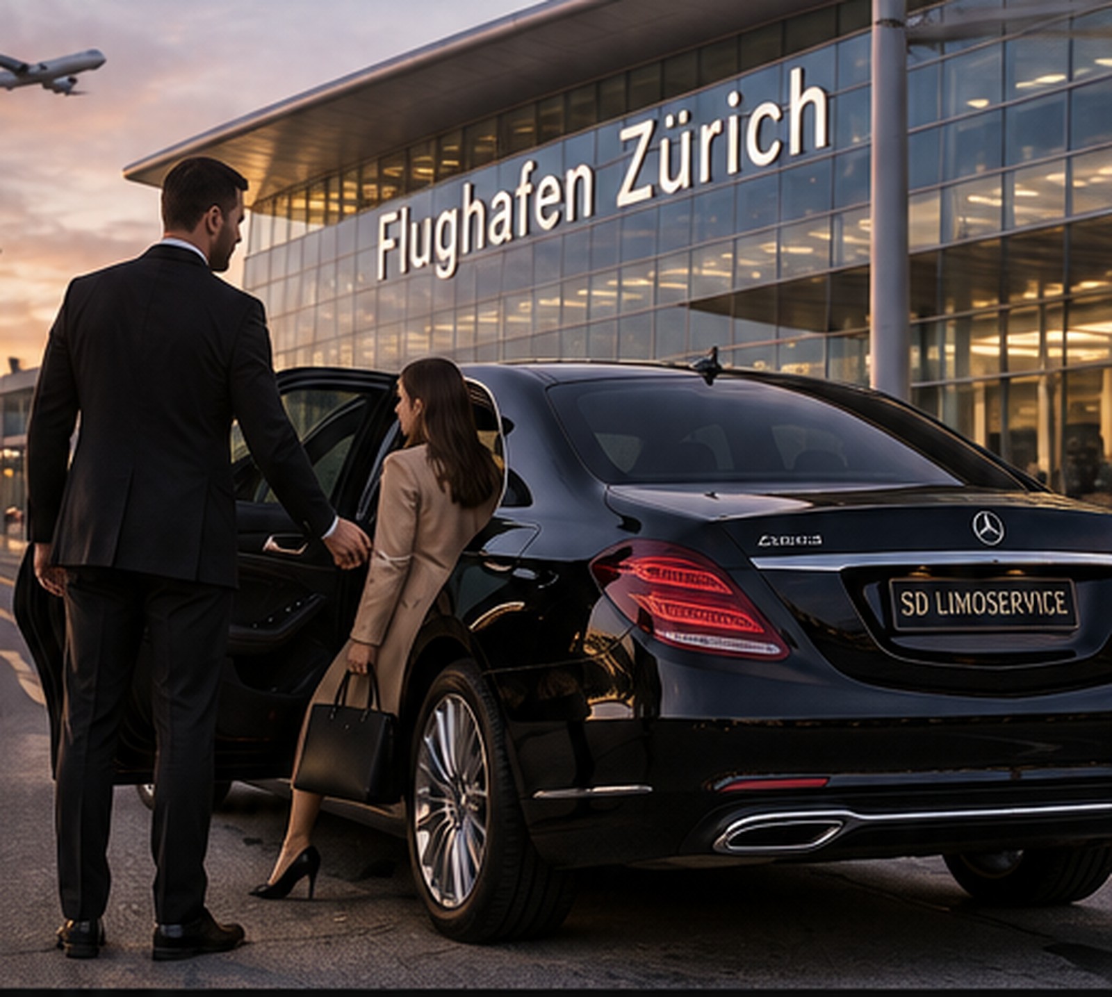 Chauffeur service at Zurich Airport