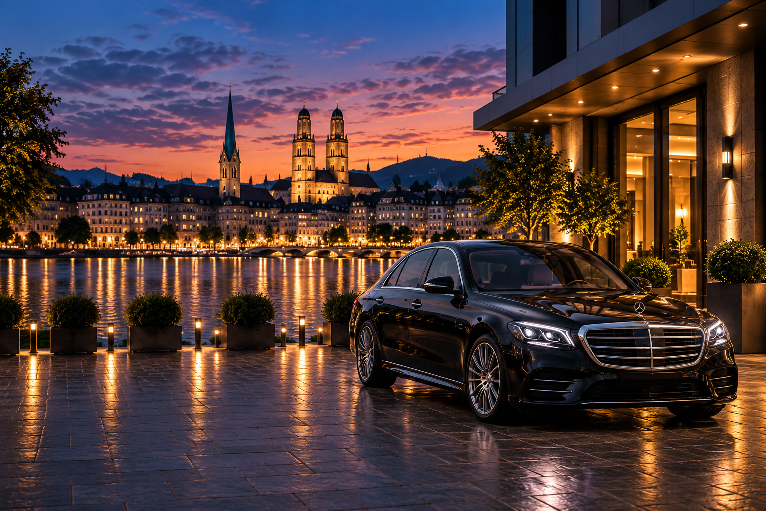 Premium chauffeur service Switzerland